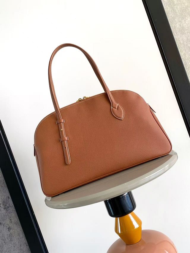 Louis vuitton original calfskin low key duffle tote M26688 cognac