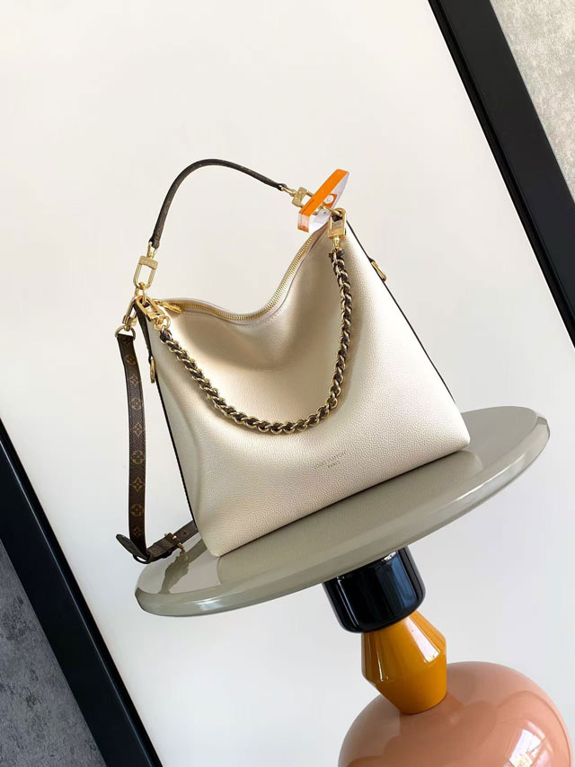 Louis vuitton original calfskin multipass handbag M28029 creme