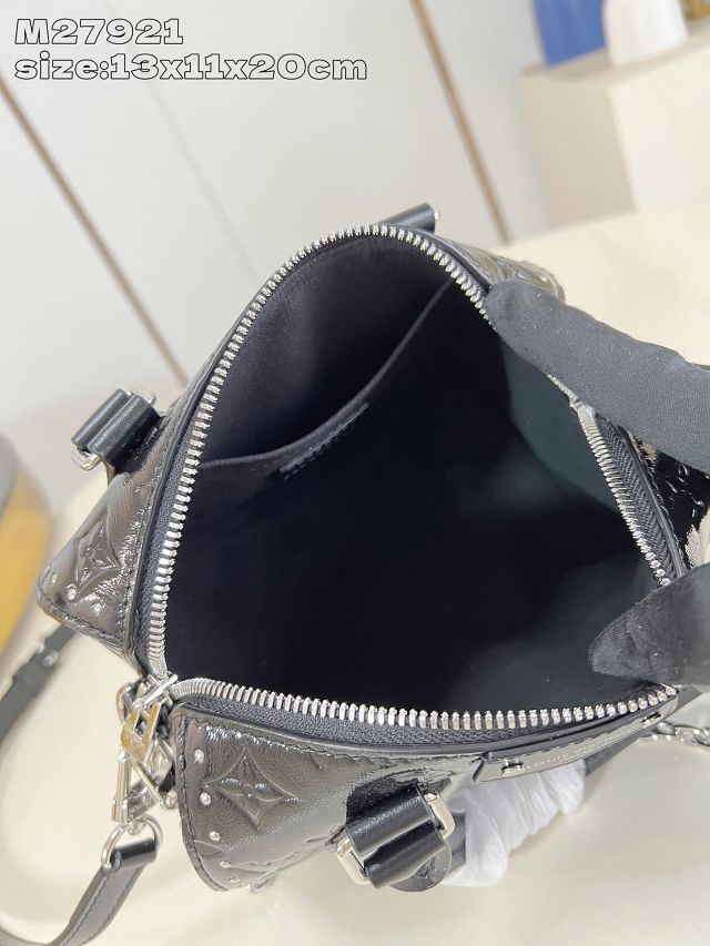 Louis vuitton original calfskin speedy trunk 20 M27921 black