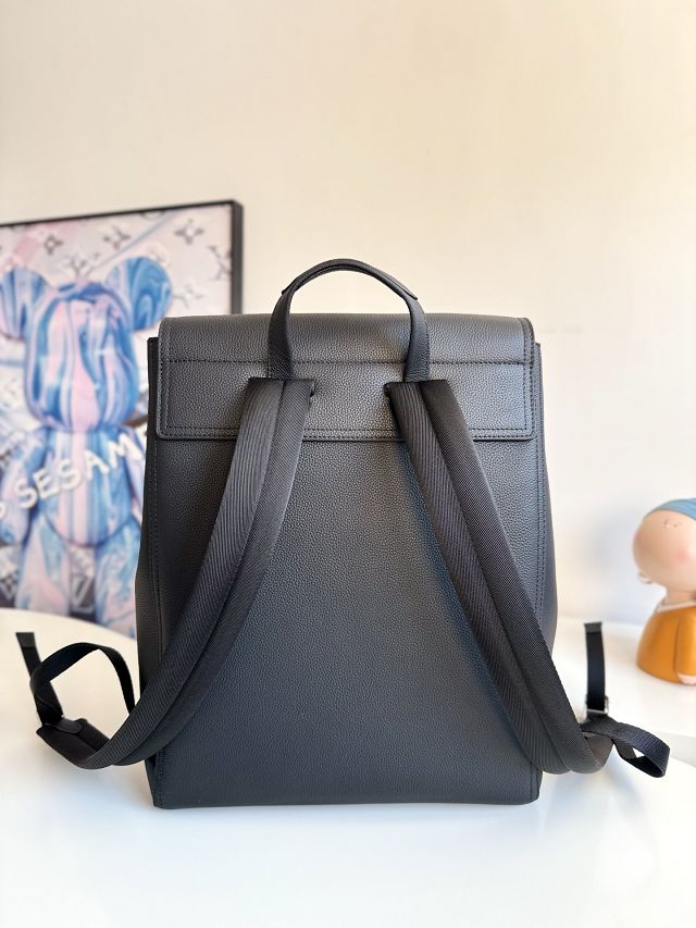 Louis vuitton original calfskin steamer backpack M27063 black