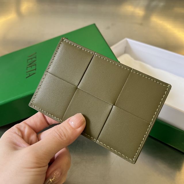 BV original calfskin card holder 649597