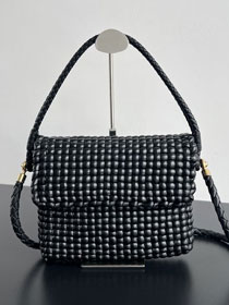 BV original lambskin small swing bag 743575 black