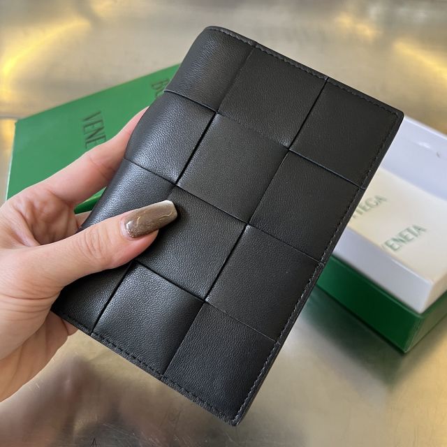 BV original lambskin cassette passport 777046 