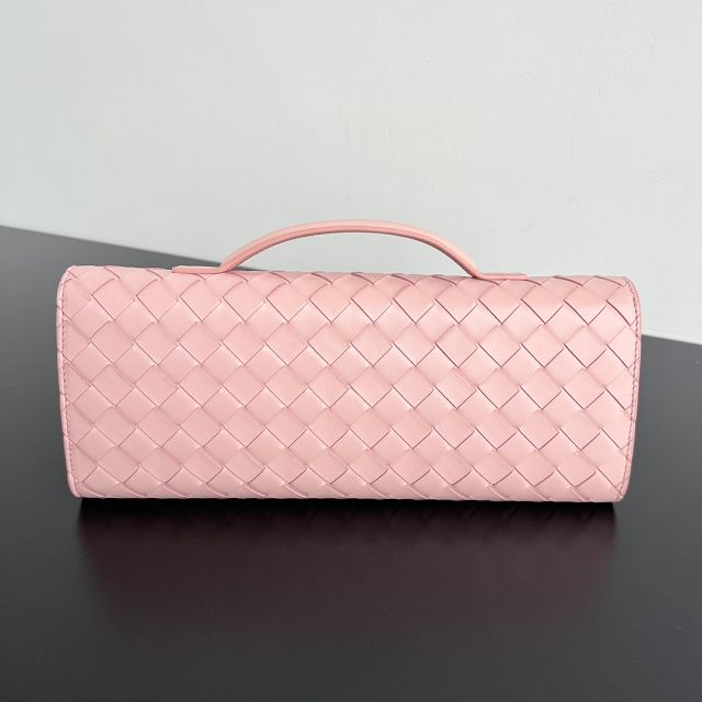 BV original lambskin andiamo long clutch 741511 rose