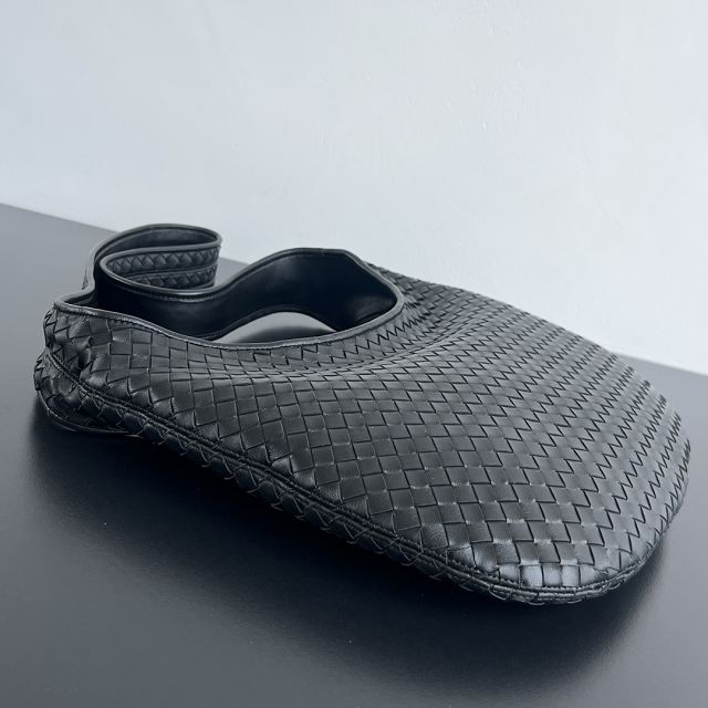 BV original lambskin large veneto cross-body bag 826877 black