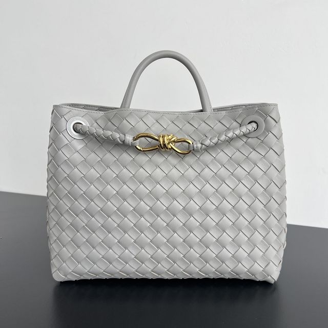 BV original lambskin small andiamo 743568 agate grey