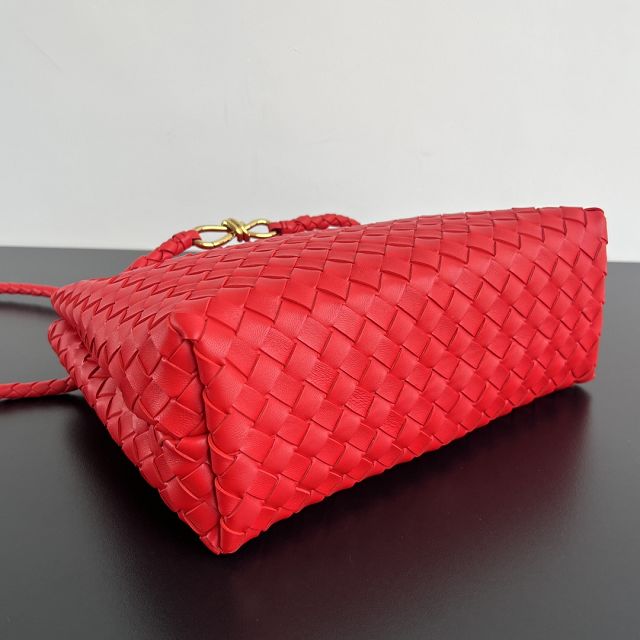 BV original lambskin small andiamo 743568 red