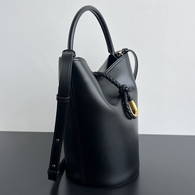 BV original calfskin large liberta bucket bag 806038 black