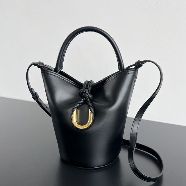 BV original calfskin small liberta bucket bag 815244 black