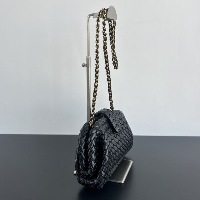 BV original lambskin small lauren 1980 clutch 804038 black