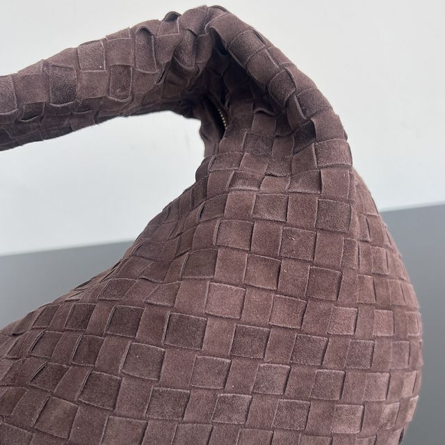 BV original suede large jodie hobo bag 600261 fondant