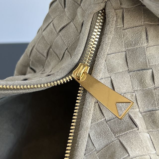 BV original suede large jodie hobo bag 600261 grey