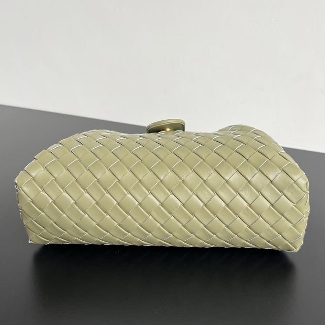 BV original lambskin medium lauren 1980 clutch 785807 travertine