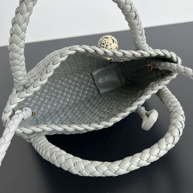 BV original calfskin small tosca shoulder bag 776755 agate grey