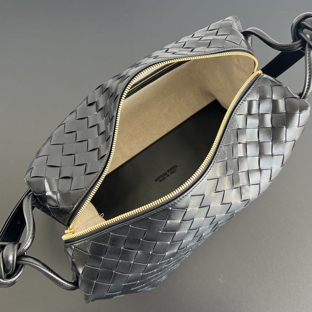 BV original lambskin loop camera bag 796619 black