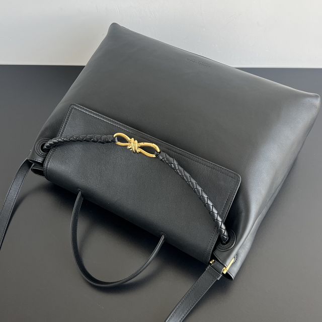 BV original calfskin large ciao ciao bag 826195 black