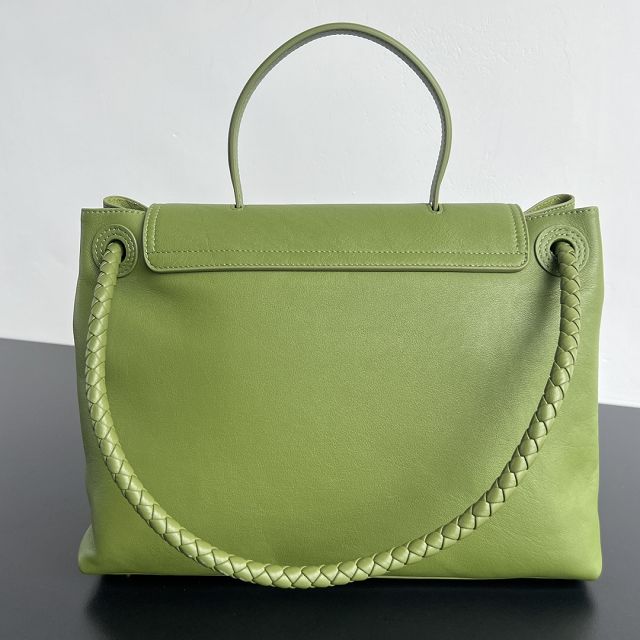 BV original calfskin medium ciao ciao bag 817231 matcha