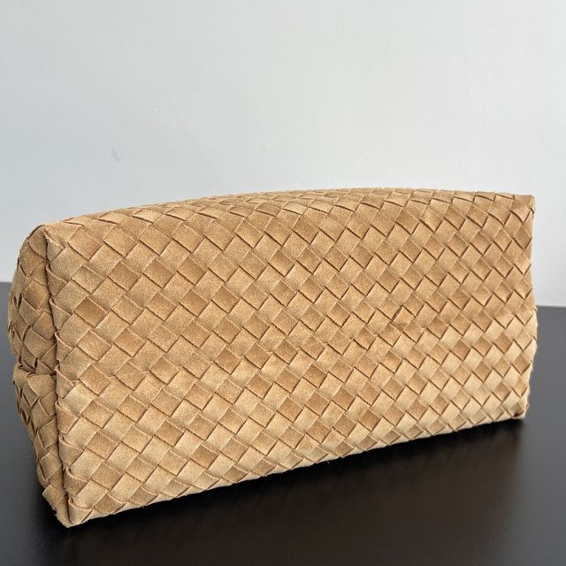 BV original suede large andiamo 743575 amber