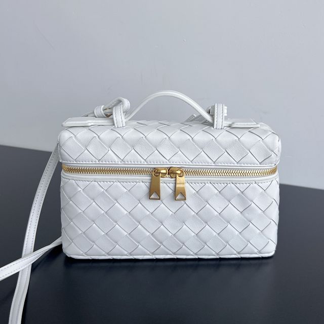 BV original calfskin bang bang vanity case 789109 white