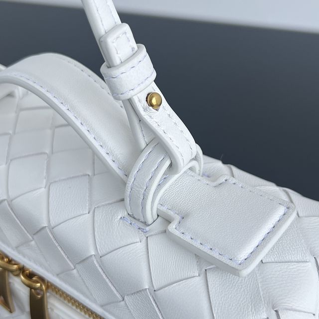 BV original calfskin bang bang vanity case 789109 white