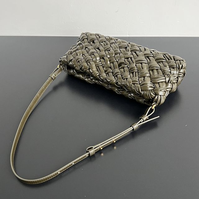 BV original calfskin cha-cha shoulder bag 785780 mustard