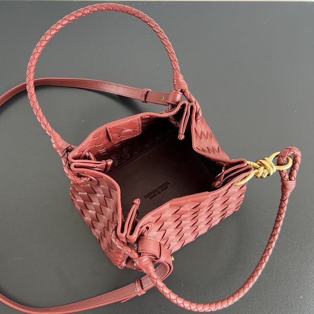 BV original lambskin small campana bag 796569 sapele