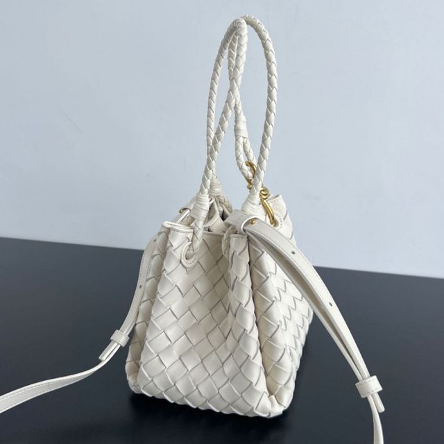 BV original lambskin small campana bag 796569 sea salt