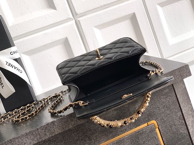 CC original lambskin mini clutch with chain AP4975