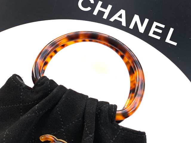 CC original suede calfskin mini pouch AP4981 black