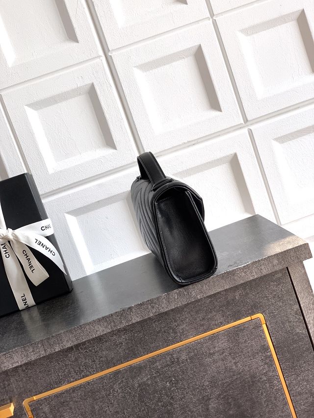 CC original lambskin clutch AP6044 black