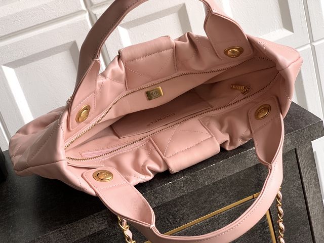 CC original lambskin large handbag AS5851 pink