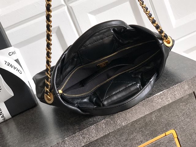 CC original lambskin small handbag AS5849 black