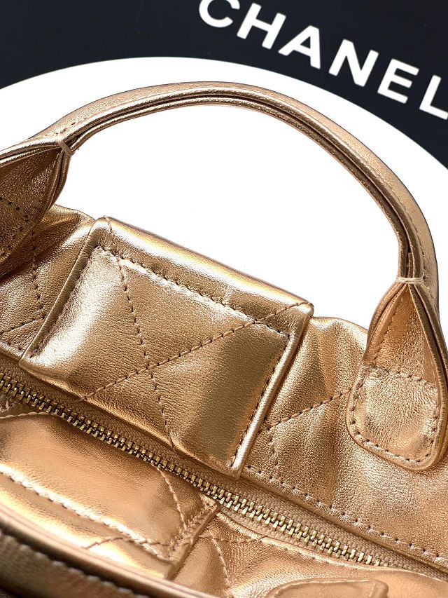 CC original lambskin small handbag AS5849 gold