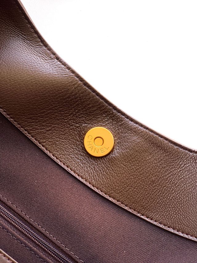 CC original suede calfskin medium hobo bag AS5970 dark brown