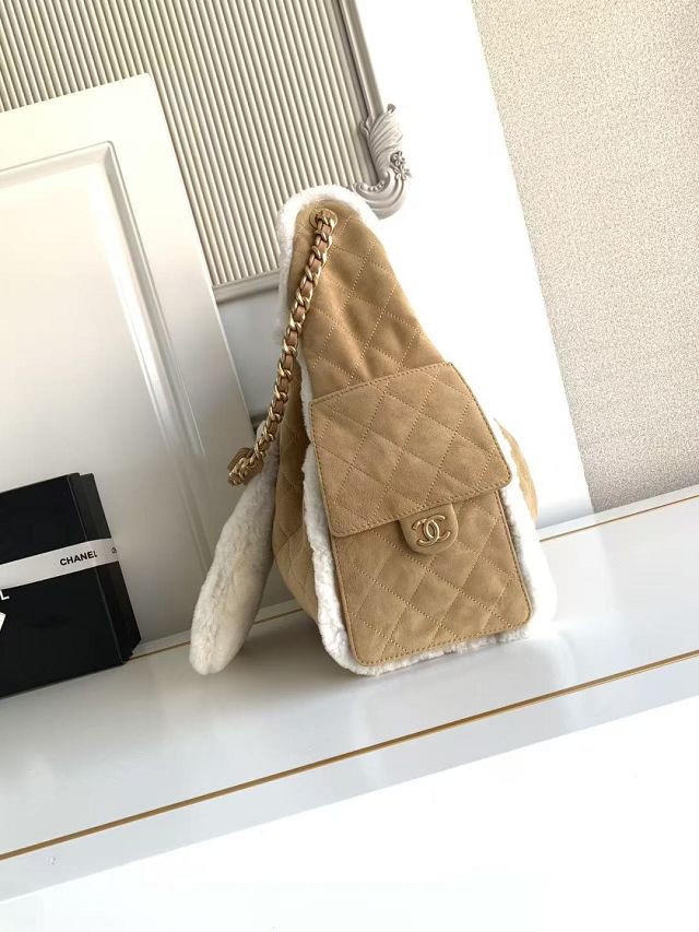 CC original lambskin 25 medium handbag AS5311 apricot