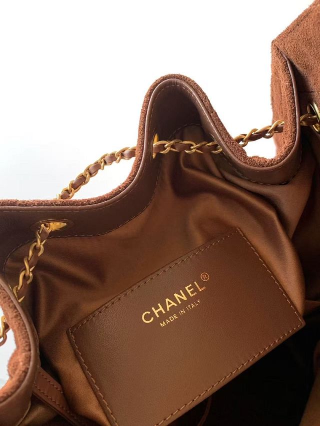 CC original suede calfskin 25 medium handbag AS5311 brown