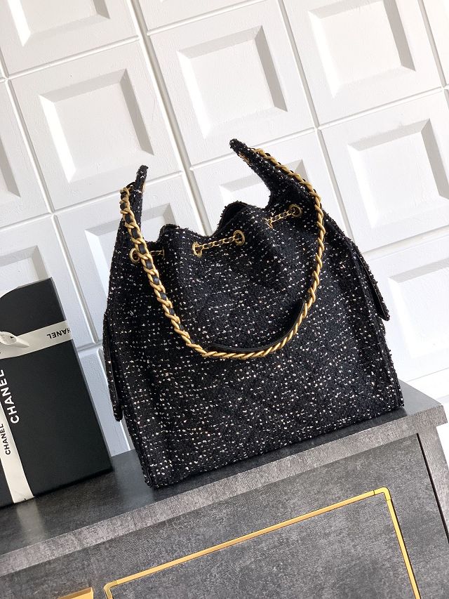 CC original tweed 25 medium handbag AS5311 black
