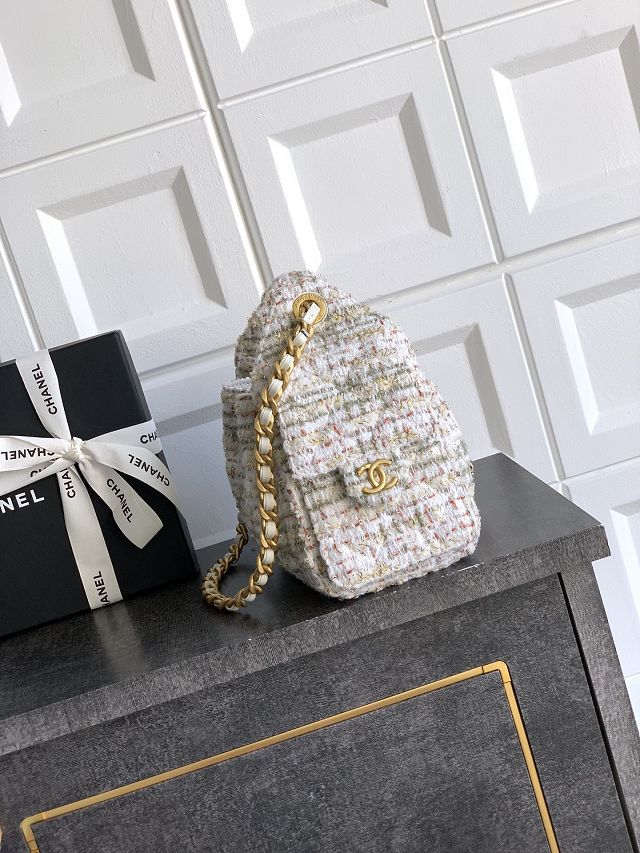 CC original tweed 25 mini handbag AS5631 white