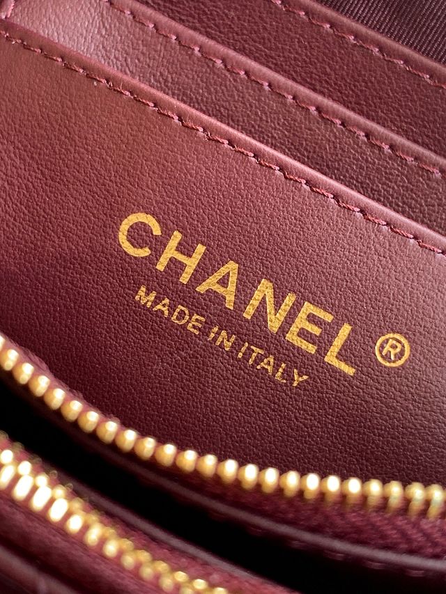 CC original grained calfskin vanity with chain AP4670 