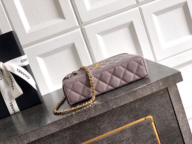 CC original grained calfskin vanity with chain AP5090