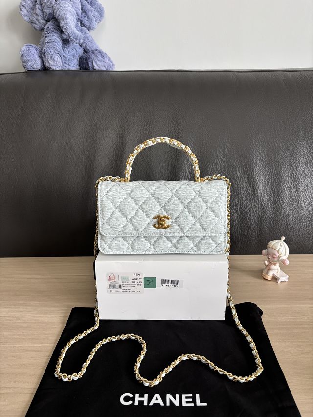 CC original grained calfskin wallet on chain AP4936 