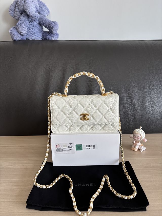 CC original grained calfskin wallet on chain AP4936 