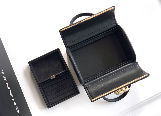 CC original lambskin jewelry case AP5027 black