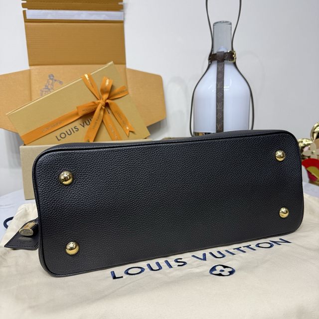 Louis vuitton original calfskin capucines visionnaire GM handbag M26259 black
