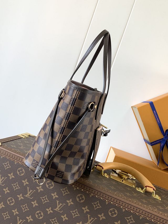 New Louis vuitton original damier ebebe neverfull pm N41359 pink
