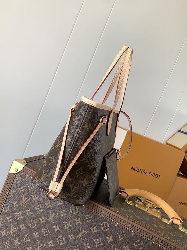 New Louis vuitton original monogram canvas neverfull pm M46979 beige