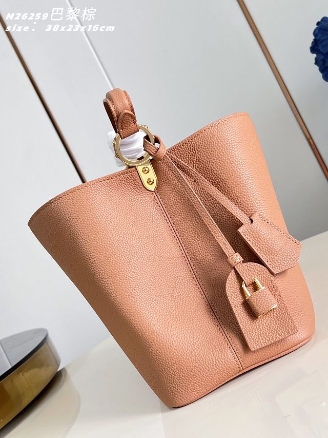 Louis vuitton original calfskin capucines visionnaire GM handbag M26259 brown