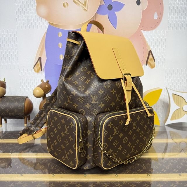 Louis vuitton original monogram canvas backpack trio M44658