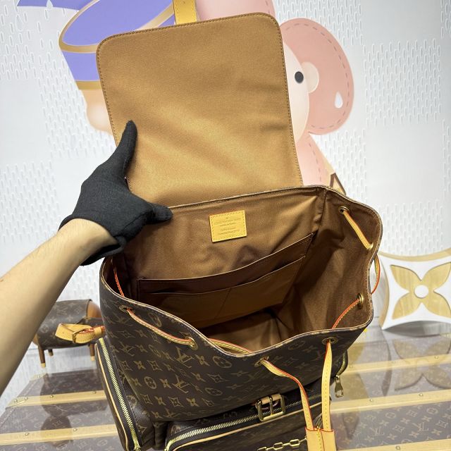 Louis vuitton original monogram canvas backpack trio M44658