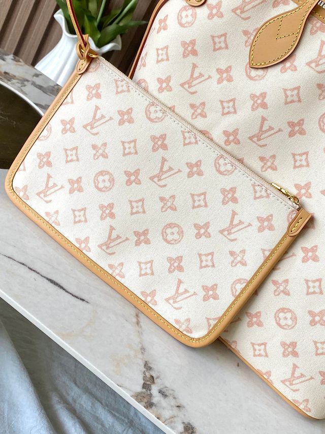 Louis vuitton original monogram canvas neverfull MM M27521 dune